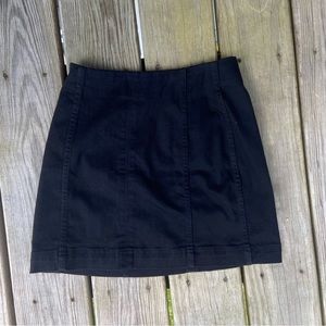 Black mini skirt from Target